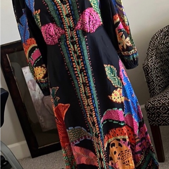 Farm Rio cool leopards dress size small - Picture 3 of 10